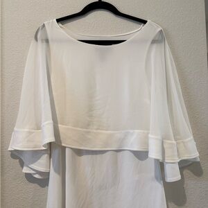 Frank Lyman Design Elegant White Top